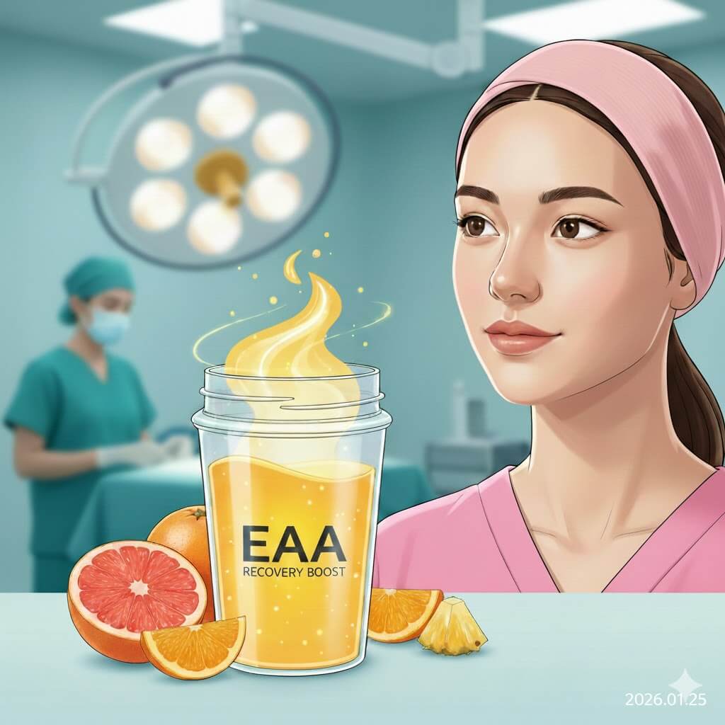 術後の回復にEAA摂取をおすすめ