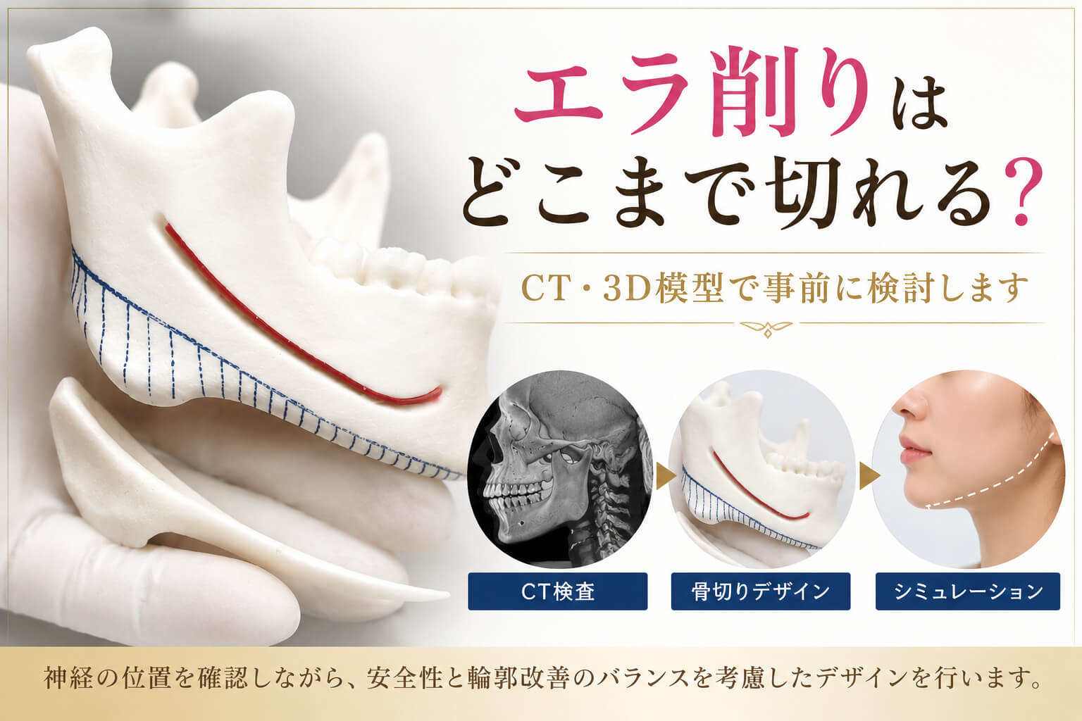 エラ削りはどこまで削れる？